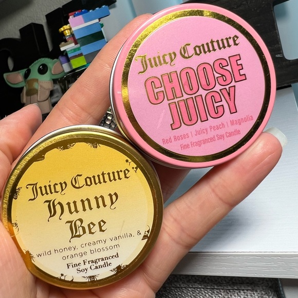 Juicy Couture Other - Juicy Couture Mini Soy Candles 🦋